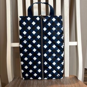 Tuck Heat Protection Lined Bag Gingham Navy